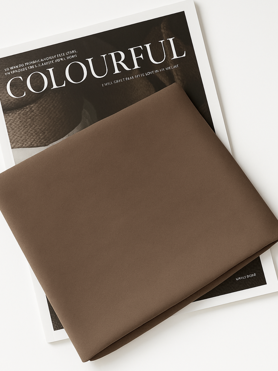 Cocoa brown chiffon hijab for women – soft, lightweight and elegant