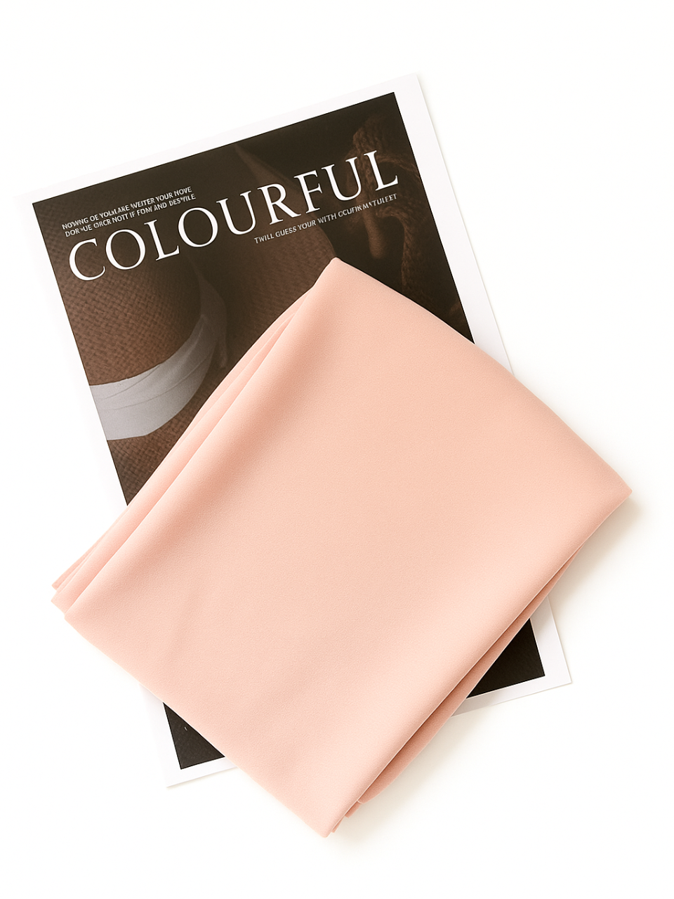 Misty Rose chiffon hijab for women – soft, lightweight and elegant