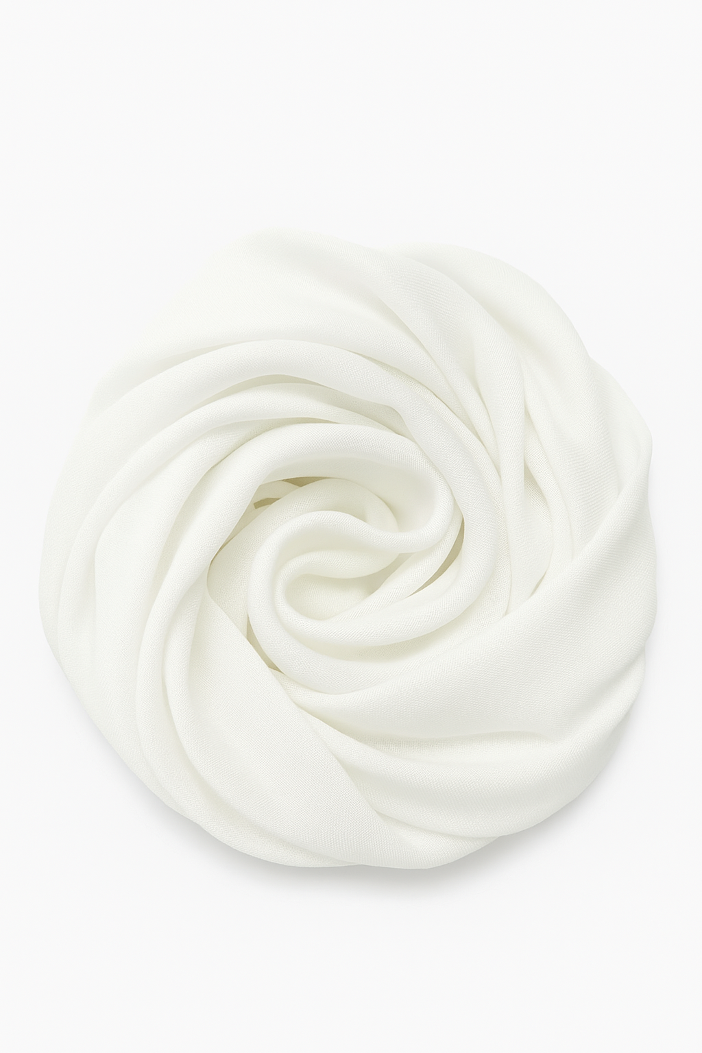 White modal hijab for women – soft, breathable and elegant