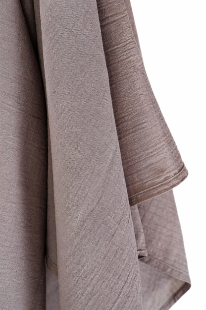 Crinkle Hijab-Mocha Brown