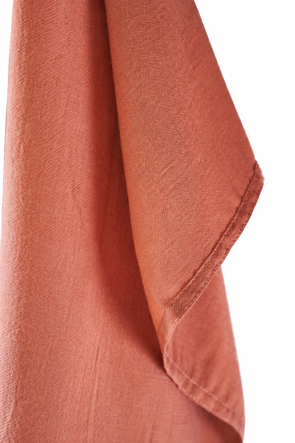 Crinkle Hijab-Rust Red