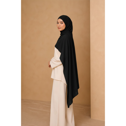 3 Pack Crinkle Hijab Dark Set
