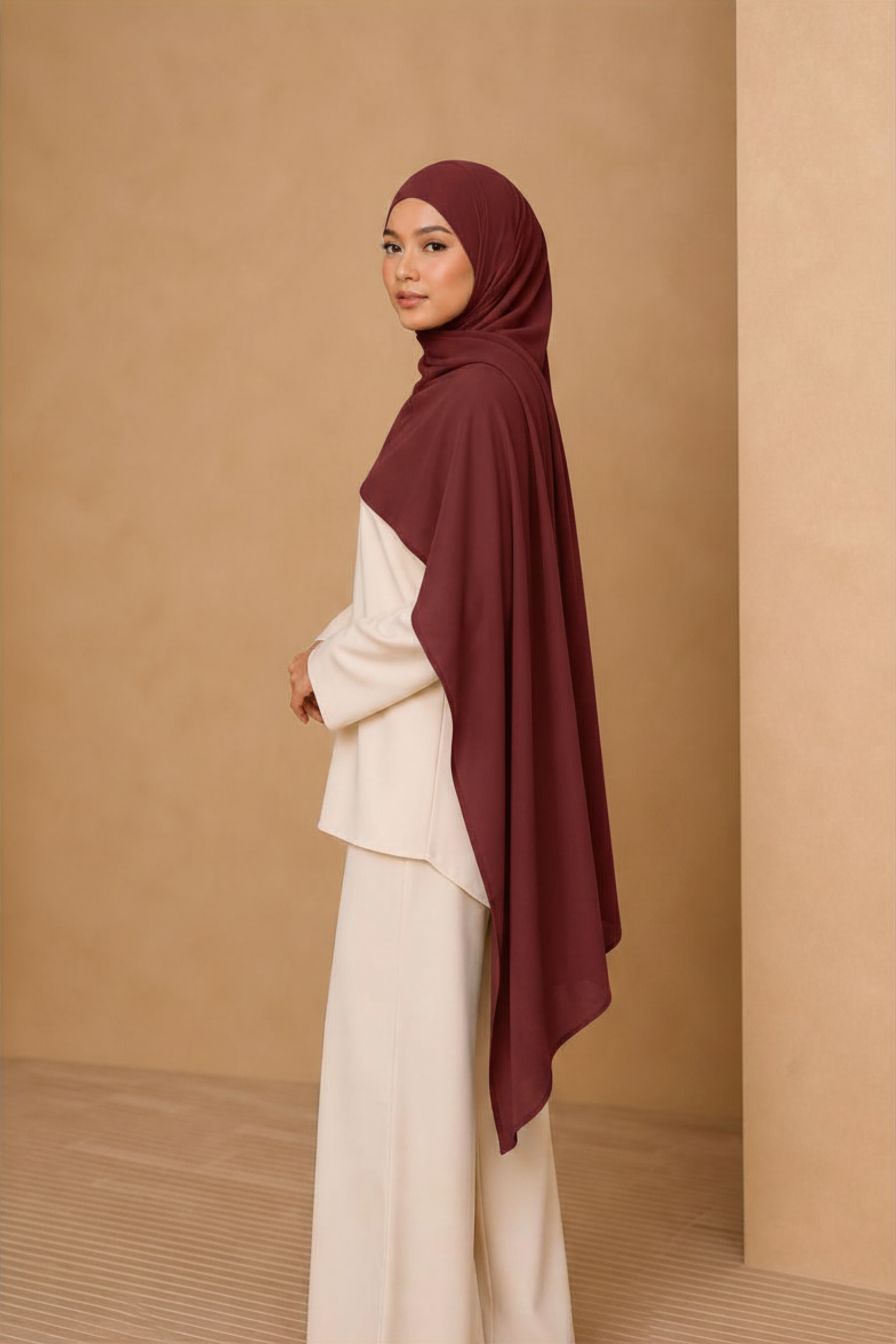3 Pack Crinkle Hijab Dark Set