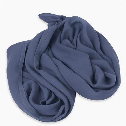 Slate blue modal hijab for women – soft, breathable and elegant