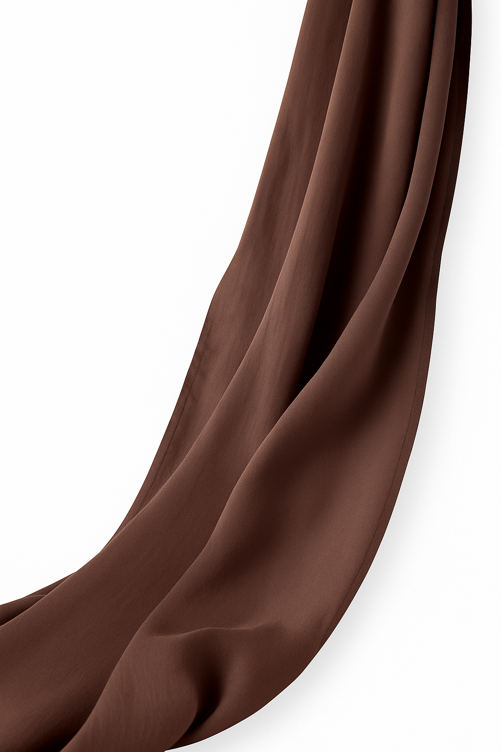 Chocolate modal hijab for women – soft, breathable and elegant