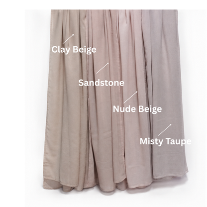 4 Pack Crinkle Hijab Daily Set