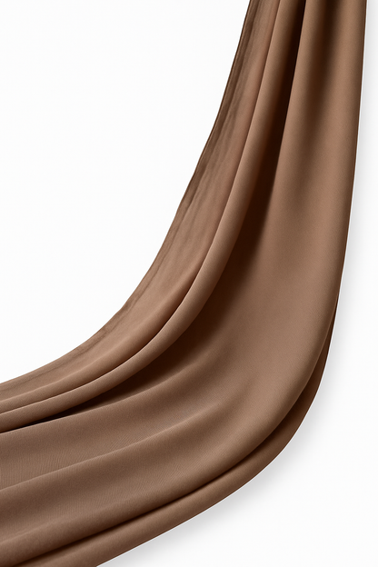 Dark Nude modal hijab for women – soft, breathable and elegant