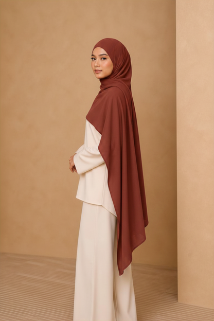 3 Pack Crinkle Hijab Dark Set