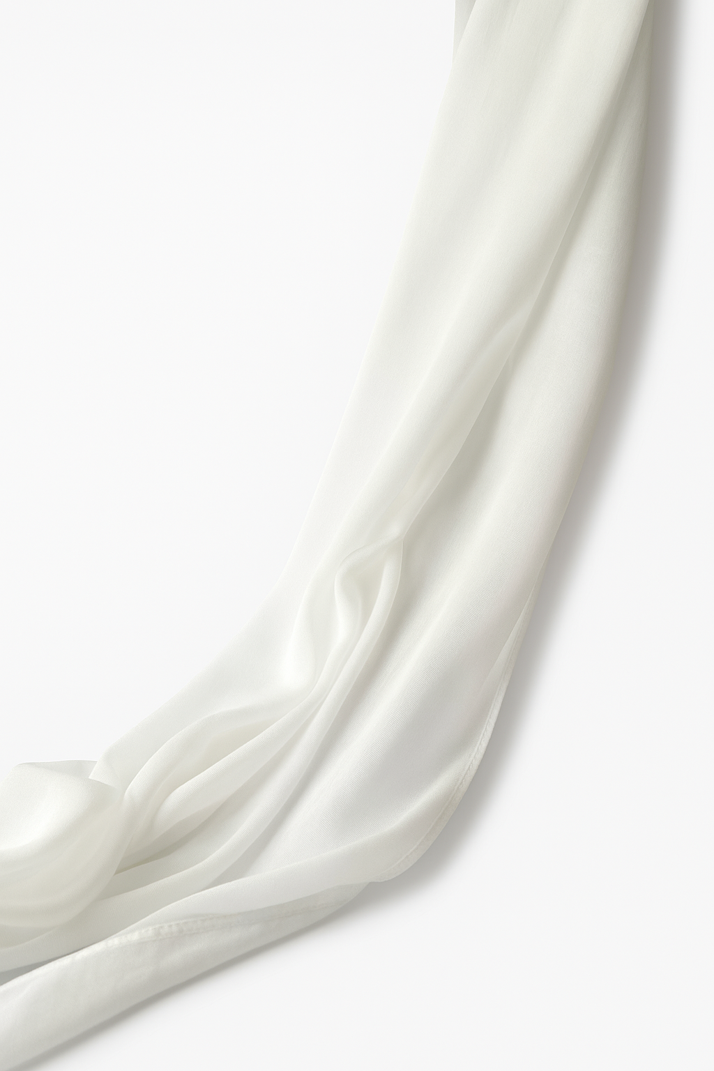 White modal hijab for women – soft, breathable and elegant