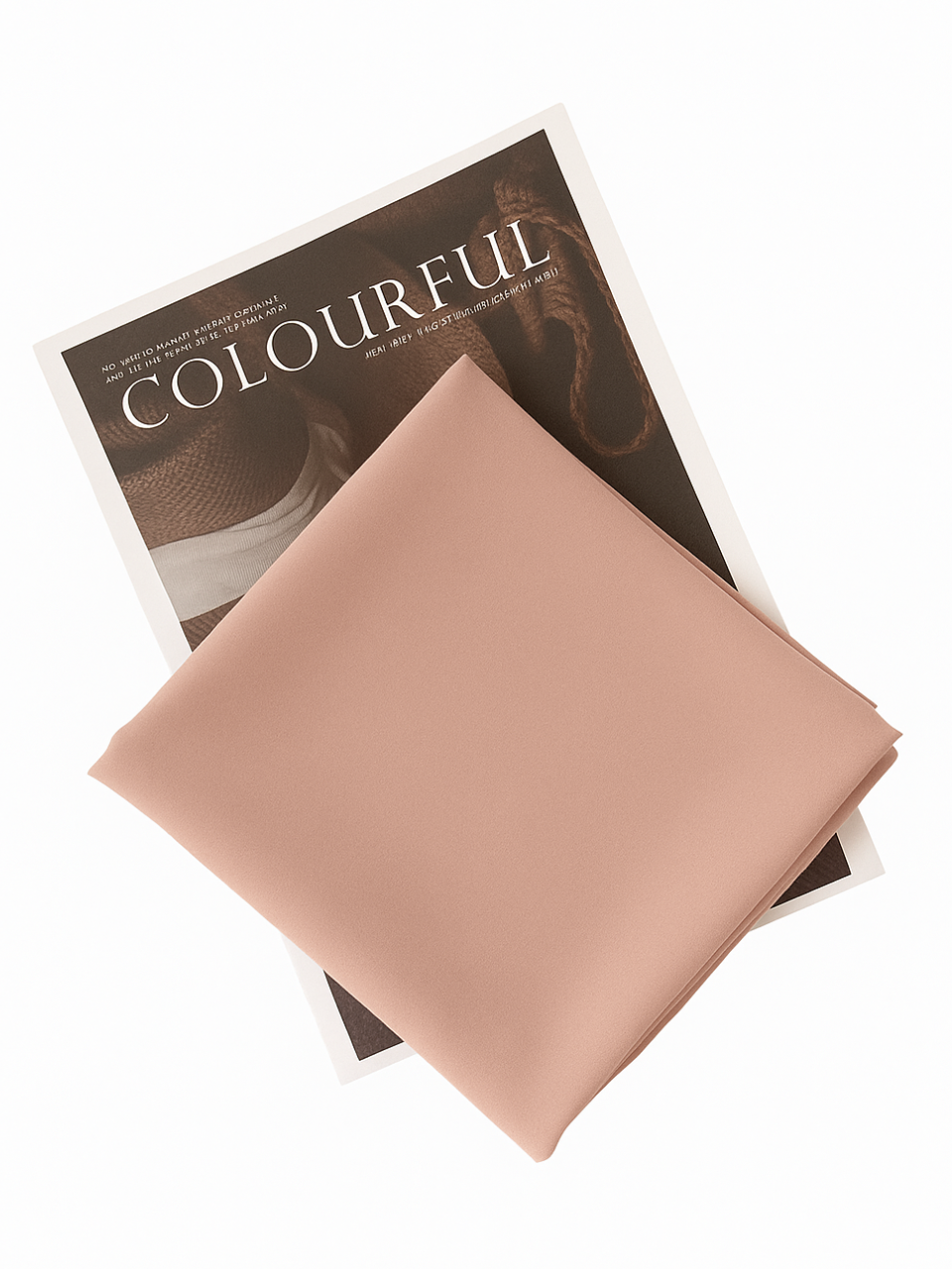 Dusty pink chiffon hijab for women – soft, lightweight and elegant