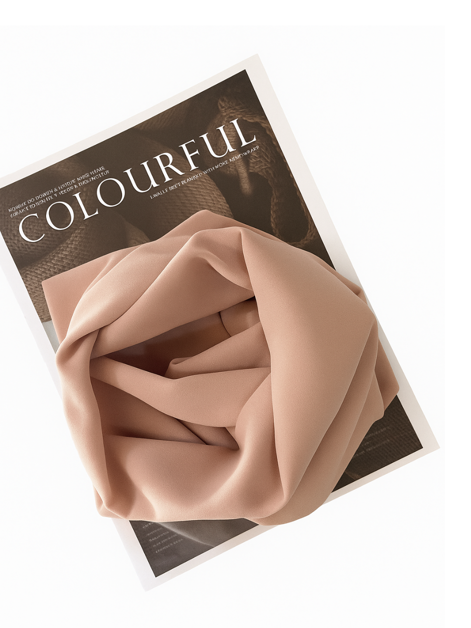 Dusty pink chiffon hijab for women – soft, lightweight and elegant