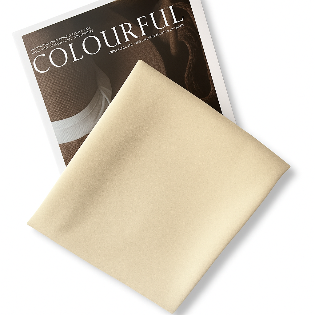 Ivory chiffon hijab for women – soft, lightweight and elegant