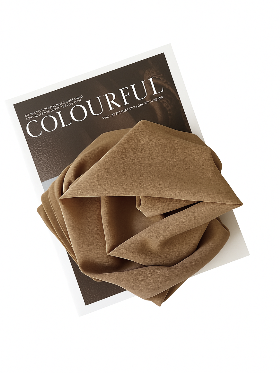 Nude chiffon hijab for women – soft, lightweight and elegant