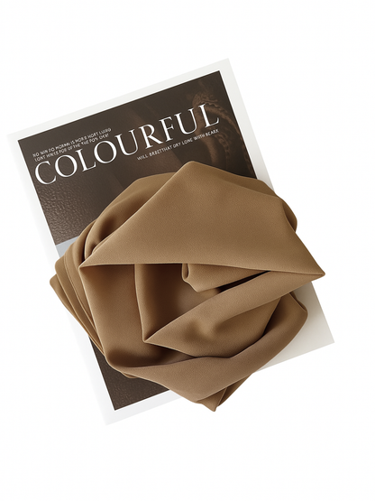 Nude chiffon hijab for women – soft, lightweight and elegant