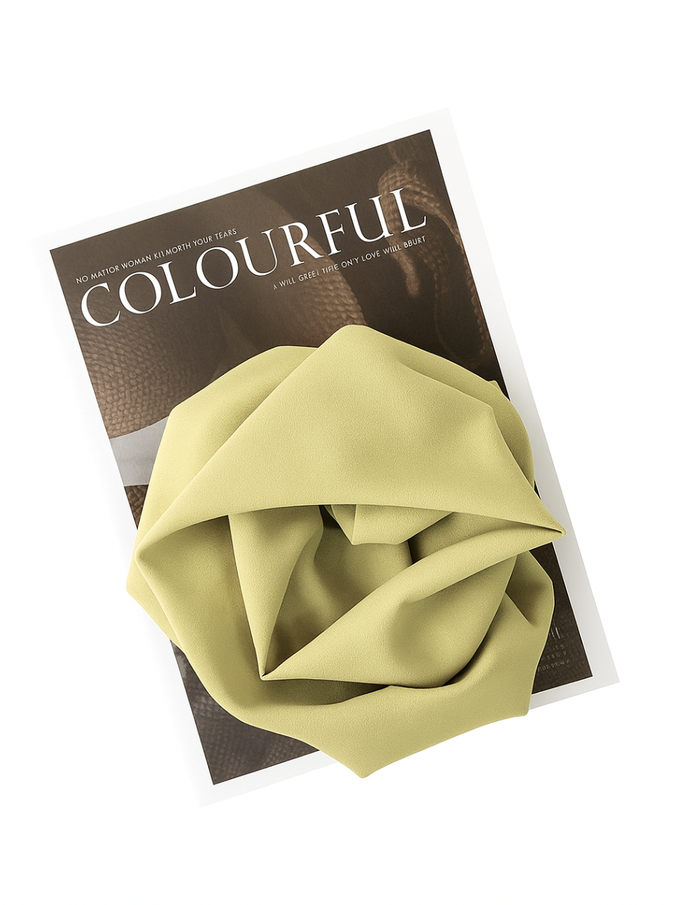 Pistachio chiffon hijab for women – soft, lightweight and elegant