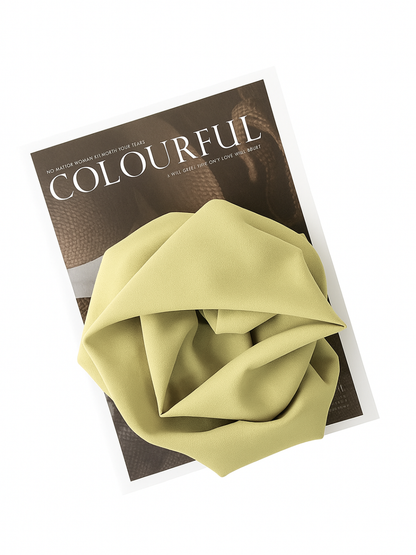 Pistachio chiffon hijab for women – soft, lightweight and elegant