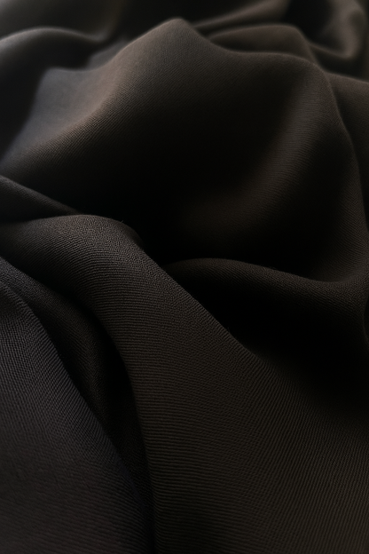 Black modal hijab for women – soft, breathable and elegant