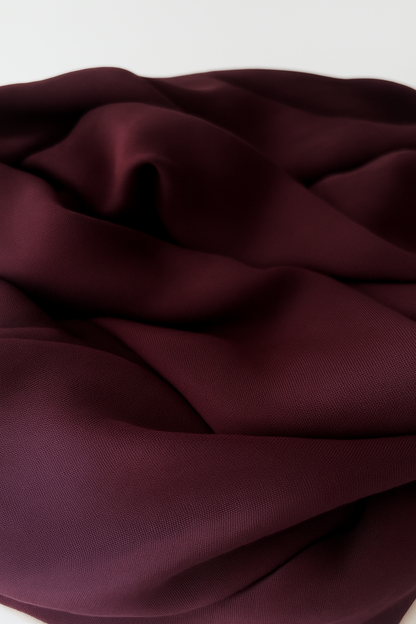 Burgundy modal hijab for women – soft, breathable and elegant